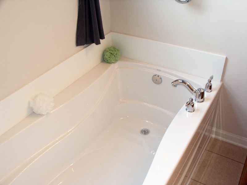 Bathroom with Refinished Bathtub